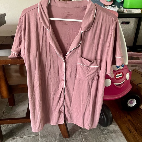 Little Sleepies Dusty Rose Pajama Set NWT - Picture 6 of 10